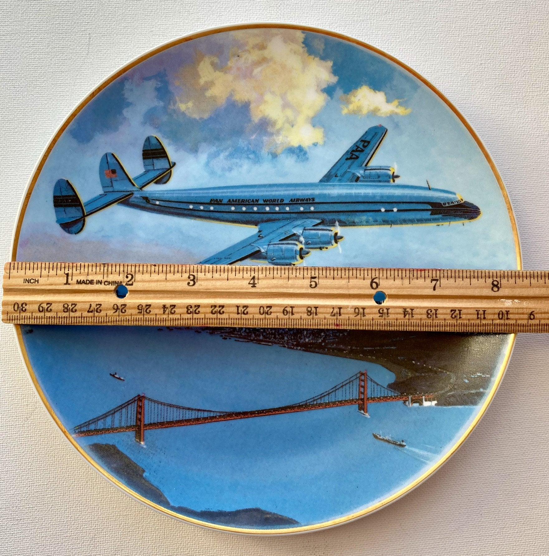 パンナム 絵皿 PAN AM PIONEER FLIGHTS Pan Am Pioneer Flights, Pan Am Airlines Commemorative Plates