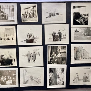 1930er/40er/50er Jahre Familienalbum mit 150+ B&W Fotos, Zeitungsausschnitten, GE Bridgeport, Rhoghusetts