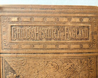 Brown Alta Edition of Child's History of England by Charles Dickens, Illustrated, Porter & Coates