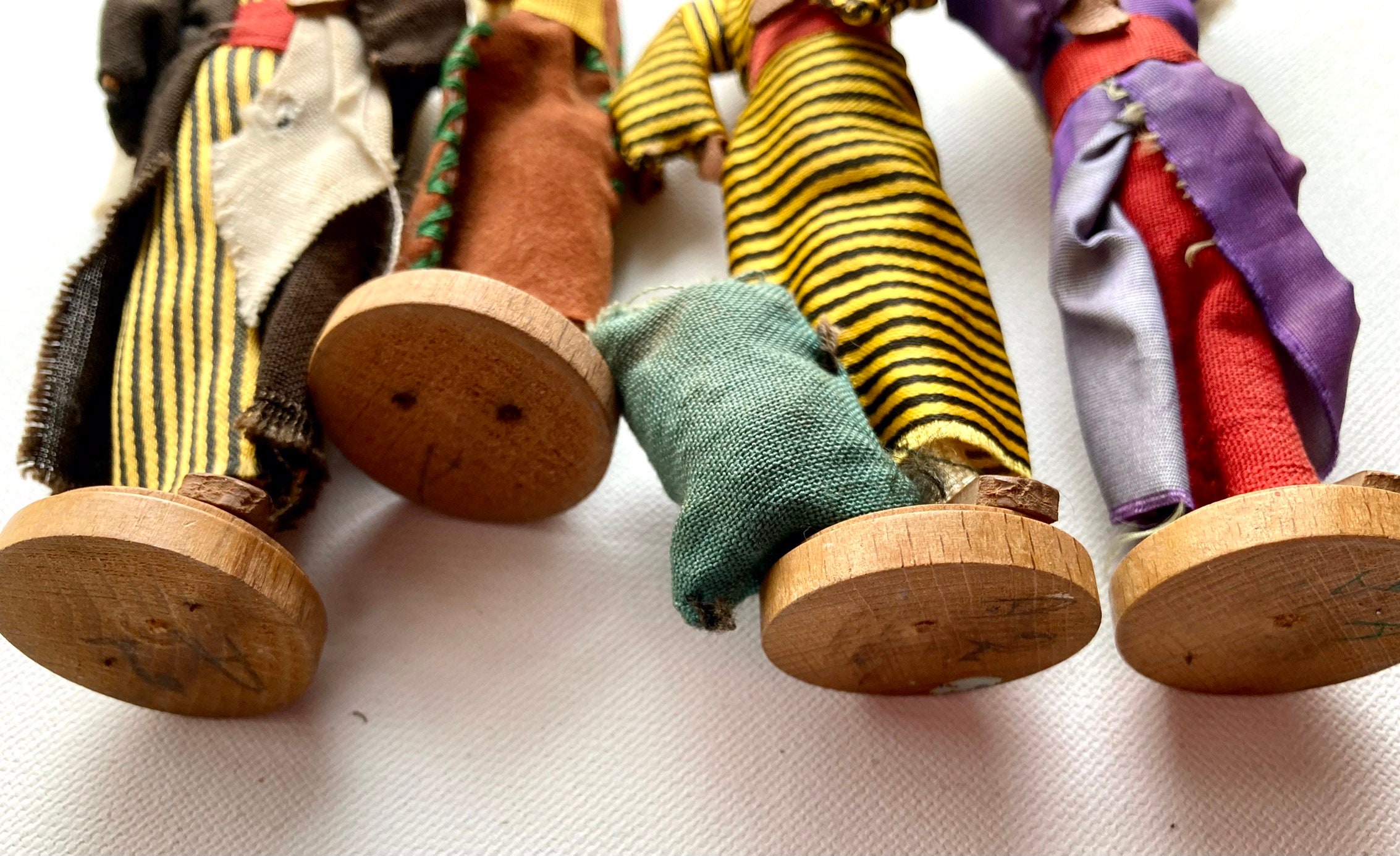 Vintage Wire Dolls Tribal Cloth Dolls Folk Art Dolls - Etsy