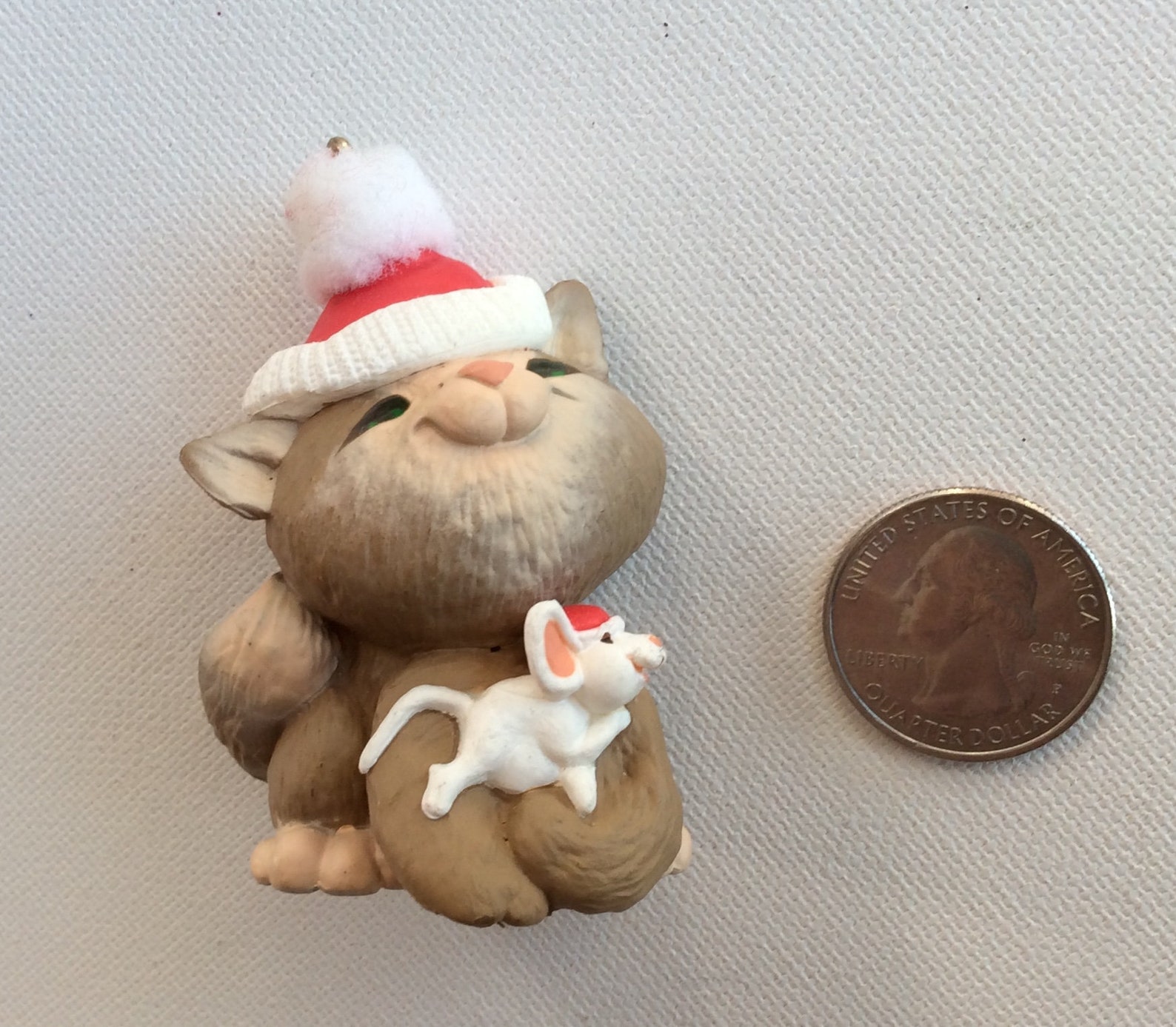 Vintage Hallmark Christmas Ornament Cat and Mouse Ornament Etsy