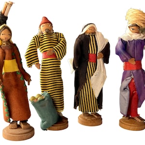 Vintage Wire Dolls Tribal Cloth Dolls Folk Art Dolls - Etsy
