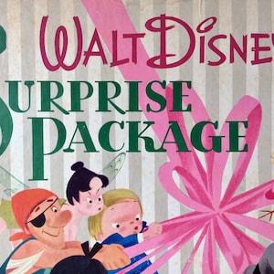 Paquete sorpresa de Walt Disney. Primera impresión: julio de 1944, ilustrado por Walt Disney Studio.