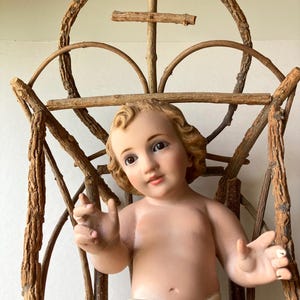 Antique baby jesus with glass eyes - Etsy 日本