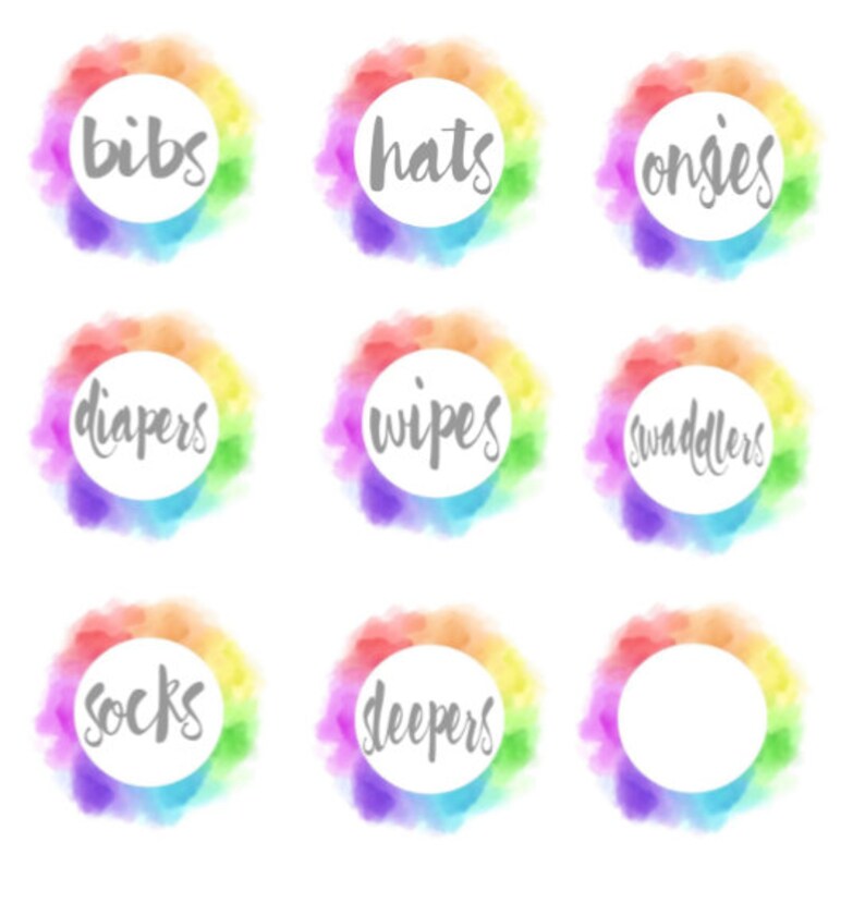 Nursery Label Gender Neutral Etsy