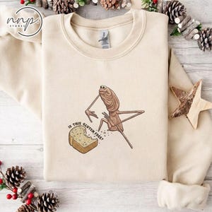 T-shirt ricamata Marcus The Worm Comfort Colors®, T-shirt per bambini Silly Goose, T-shirt con meme dell'oca, T-shirt senza glutine Brain Rot, T-shirt con citazione divertente