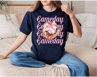 Baseball Game Day Shirt, Baseball Mom Shirt, Sports Mom Shirt, Mothers Day Gift, Baseball Lover Shirt, Game Day Vibes Shirt, Baseball Season