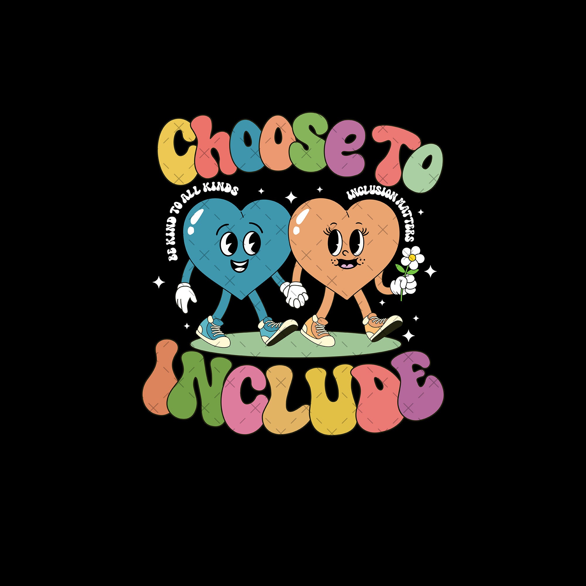 Inclusion SPED Teacher PNG, Autism Awareness Choose to Include Png ...