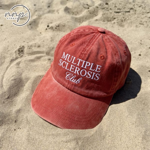 Embroidered Multiple Sclerosis Club Dad Hat, MS Hat, Multiple Sclerosis Hat, MS Warrior Gift