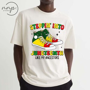Komfort Farbe Juniteenth Wie meine Ancestors Shirt, Blackity, Black Lives Matter, 1865 Afro America Shirt, Juneteenth Map T-Shirt