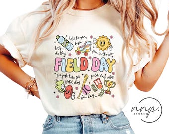 Field Day shirt, Field Day 2025, Last Day of School shirt, Field Trip 2025,School Field Day shirt,matching shirt, Teacher tee, field day dtf