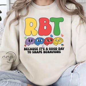 Retro RBT Behavior Analyst Neurodiversity sweatshirt, Autism Awareness shirt,Registered Behavior Technician,Rbt,Aba Therapist,Aba Graduation