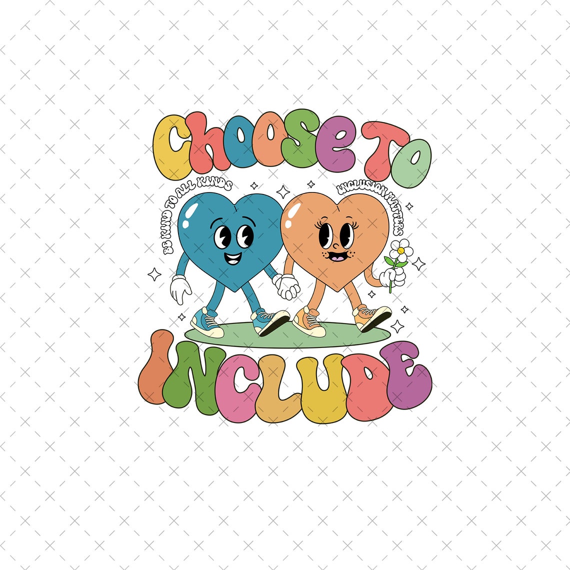 Inclusion SPED Teacher PNG, Autism Awareness Choose to Include Png ...