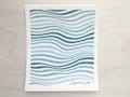 Waves Swedish Dishcloth | Sponge Cloth | Smell Free | Reusable Ecofriendly Paper Towel | Gift | Christmas Stocking Suffer | Greeting Card