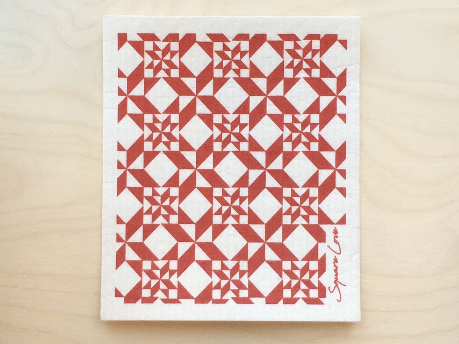 Quilt Swedish Dishcloth Sponge Cloth Smell Free Unpaper Etsy