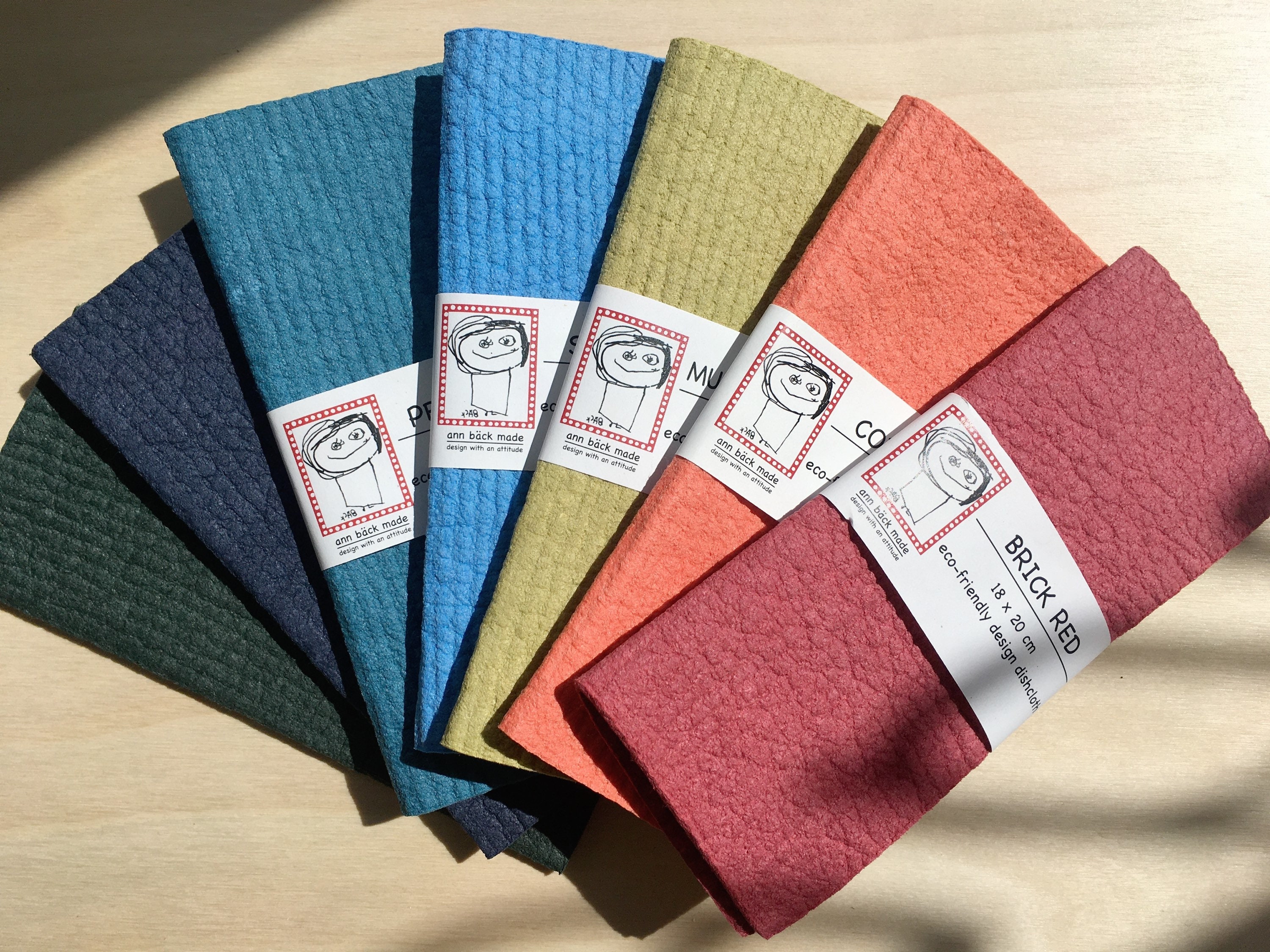 Solid Swedish Dishcloth Sponge Cloth Smell Free Unpaper Etsy