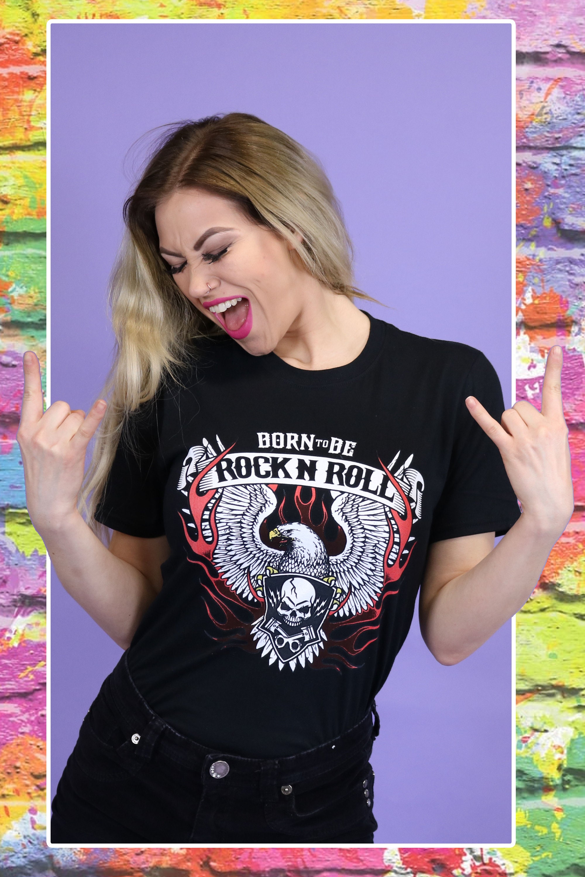 Rock shirt dames new arrivals