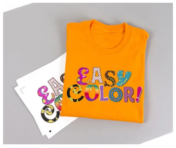Printable HTV Inkjet | Easycolor DTV Heat Transfer Vinyl Direct to ...