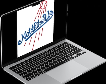 Digital Download Not Like Us SVG Files for Cricut, Vector File, Clipart, PNG, eps, ai LA Dodgers Inspired Baseball Theme, Instant Download