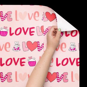 Pattern Vinyl HTV, Love Iron on Vinyl, XOXO Patterns, Perfect for DIY Crafters, Silhouette Cameo Cricut Cutting Machine Compatible