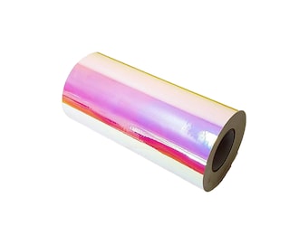 Holographic Opal Cricut Vinyl Sticker Monogram Decal Holographic Tumbler Vinyl Oracal 651 Permanent Vinyl Libbey Wrap Outdoor Vinyl 12&quot; Roll