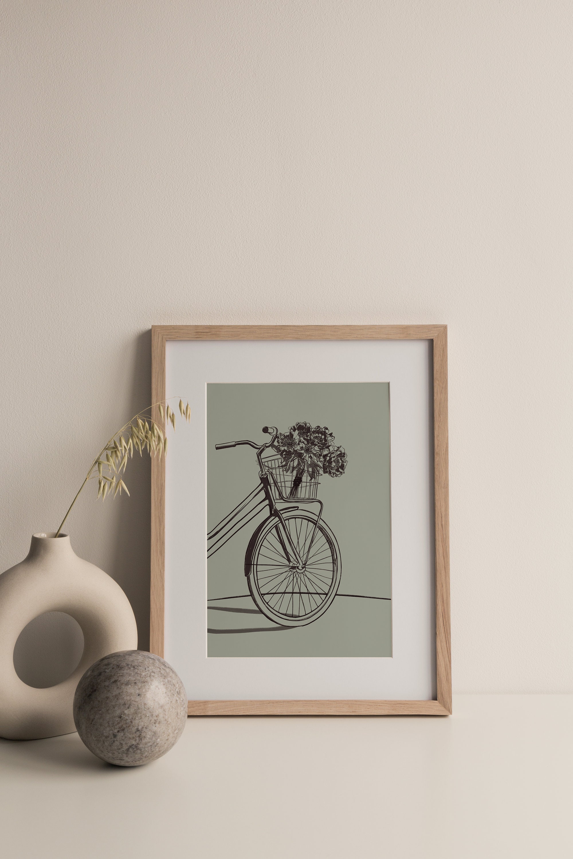 Affiche Colorée Pour Décoration Murale, Illustration, Vélo, A3, A6