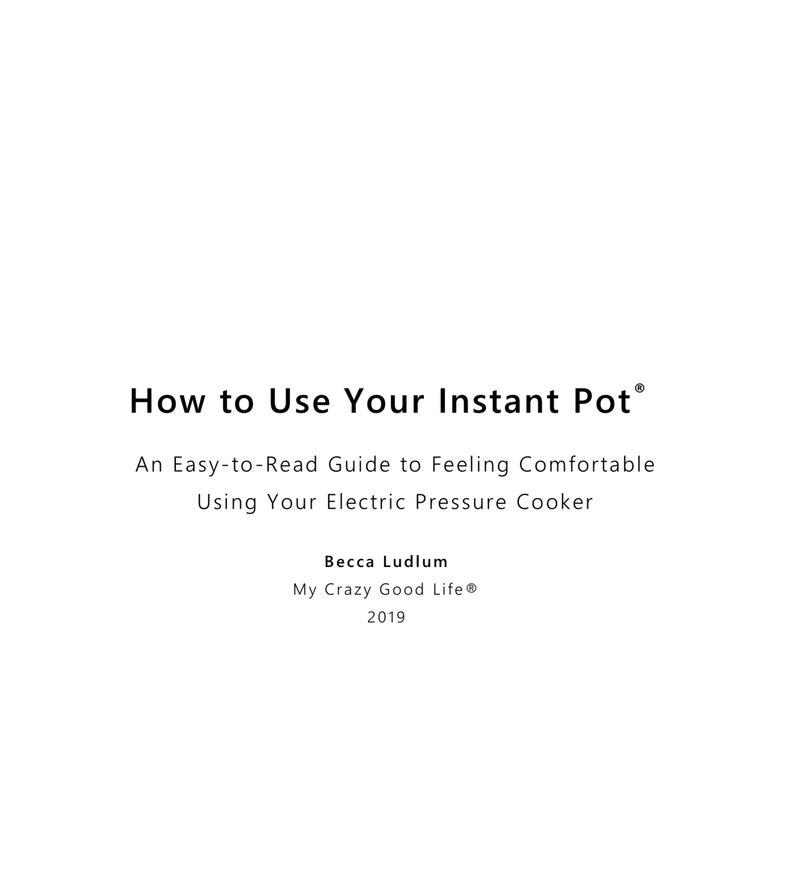 How to Use Your Instant Pot® an Easy to Read Guide to Using Etsy