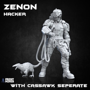 Zenon Cyberpunk Hacker 32mm Scale