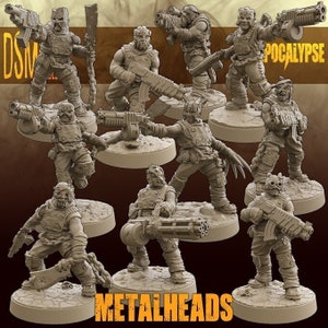 Ashpocalypse Metalheads Gang 28-32mm Scale