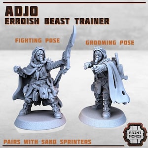 Adjo Erroish Beast Trainer 28mm Scale Miniature