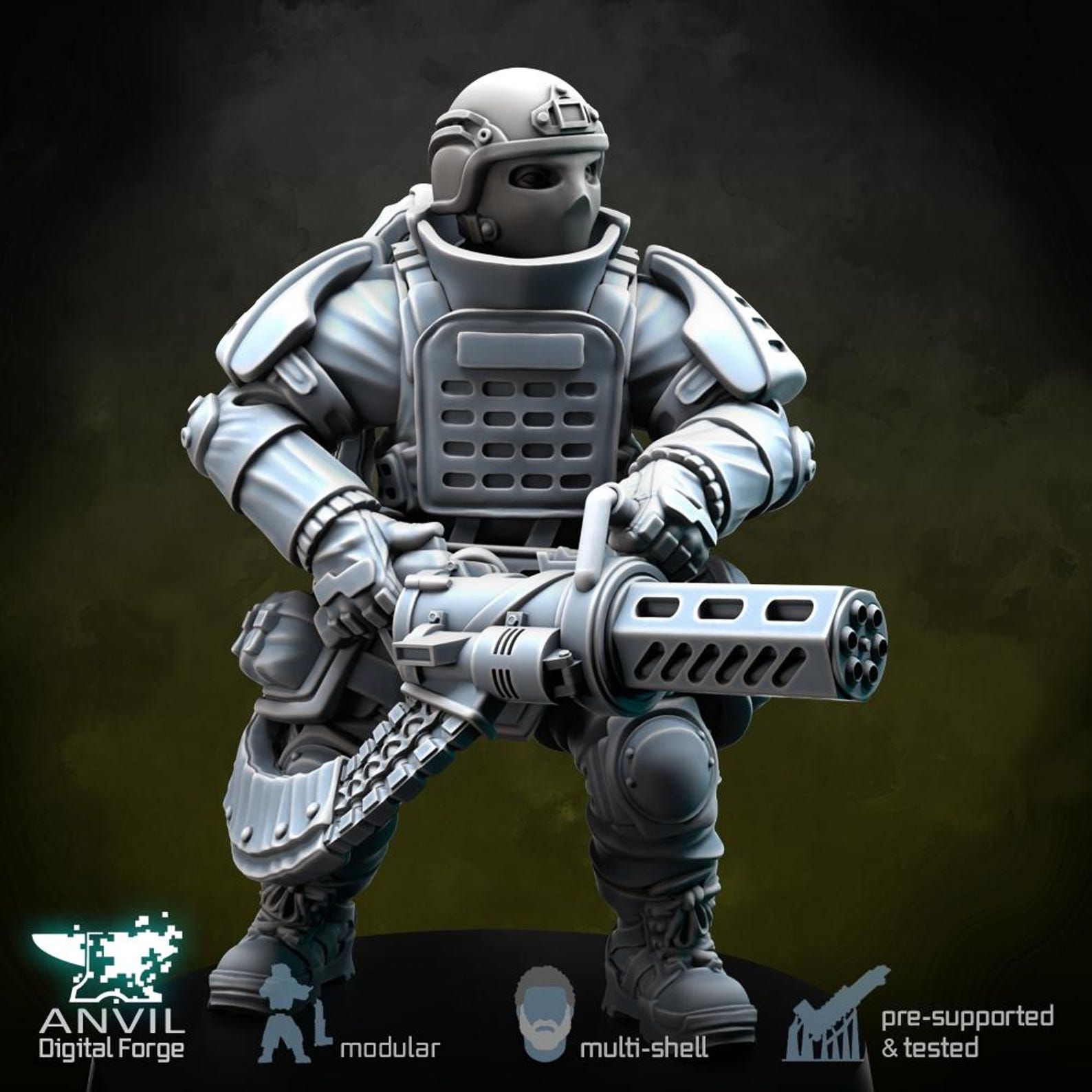 Modular Sf Gear Modular Modern Special Forces Heavies Booster Set 28mm Scale Miniatures ...