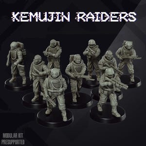Kemujin Raiders 32mm Scale Miniatures