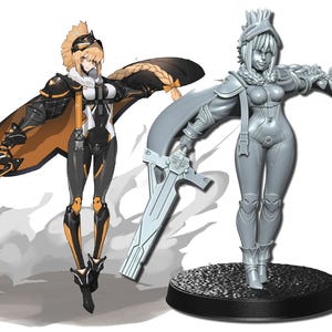NeoKingdom Citizens Ariel Sunstrike Miniature