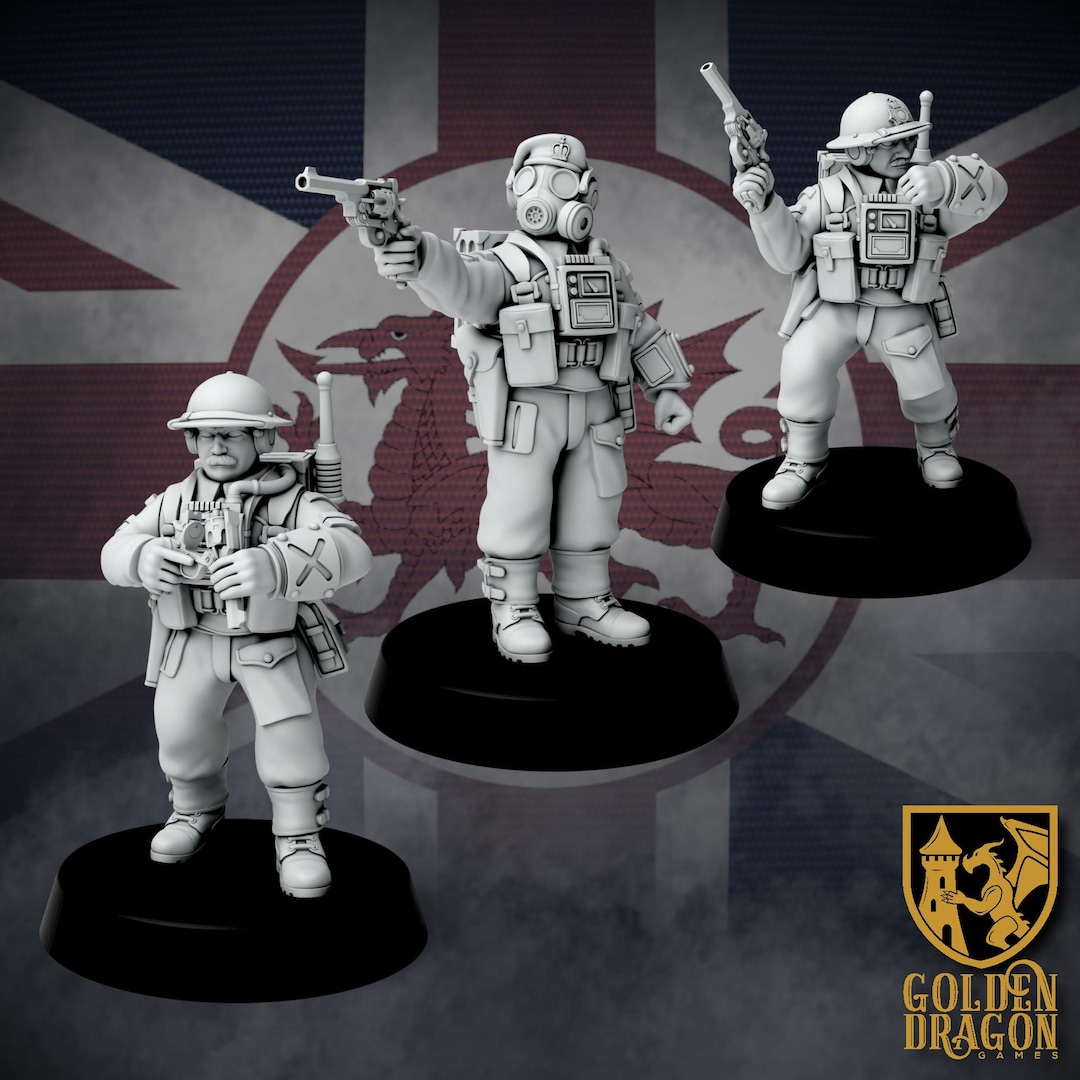 British Empire - Technical Corporals - Marcher: Empires at War 30mm ...
