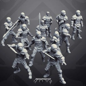 Oasis Imperium House Atreus Oathkeeper Guards 32mm Scale Miniatures