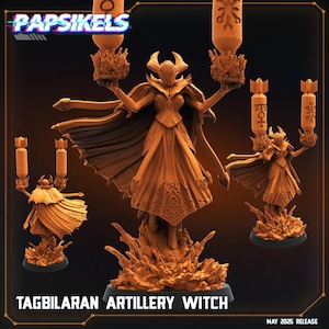 Tagbilaran Artillery Witch 32mm Scale Miniature
