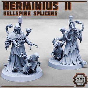 Herminius II - Hellspire Splicers 28mm Scale Miniature