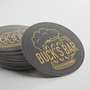 Posavasos de cerveza personalizados