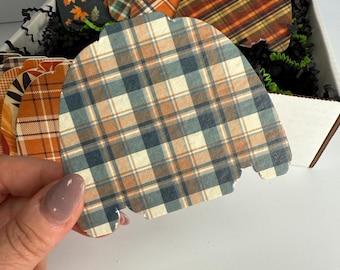Fall Sweater Shaped Coasters - Set of 9