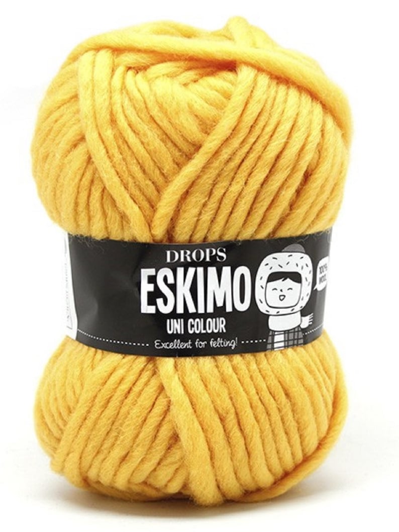 DROPS ESKIMO Winter Wool Chunky Yarn for Baby Pure Wool Yarn Etsy