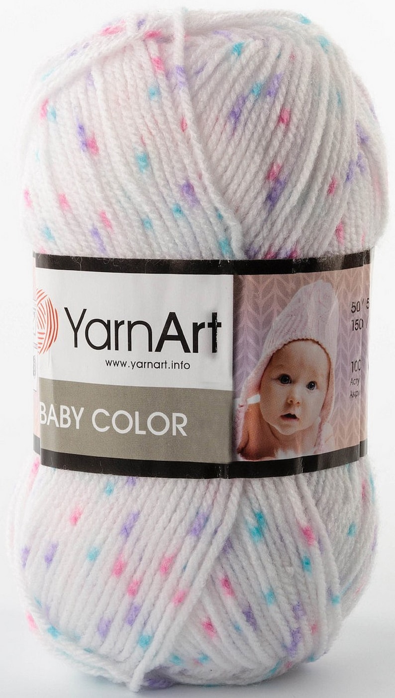 Baby Yarn Acrylic Yarn Variegated Yarn Sale Yarn Gift for Etsy