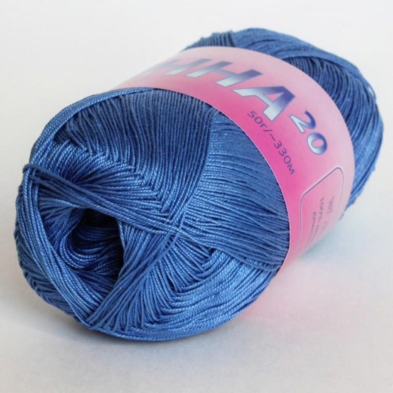 Seam ANNA 20 Knitting Yarn Cotton Thread Organic Cotton Yarn Etsy