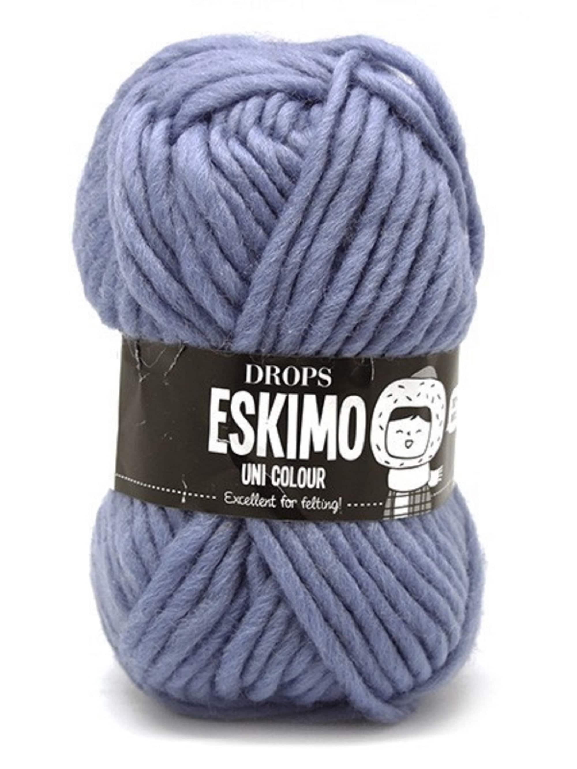 DROPS ESKIMO Winter Wool Chunky Yarn for Baby Pure Wool Yarn Etsy