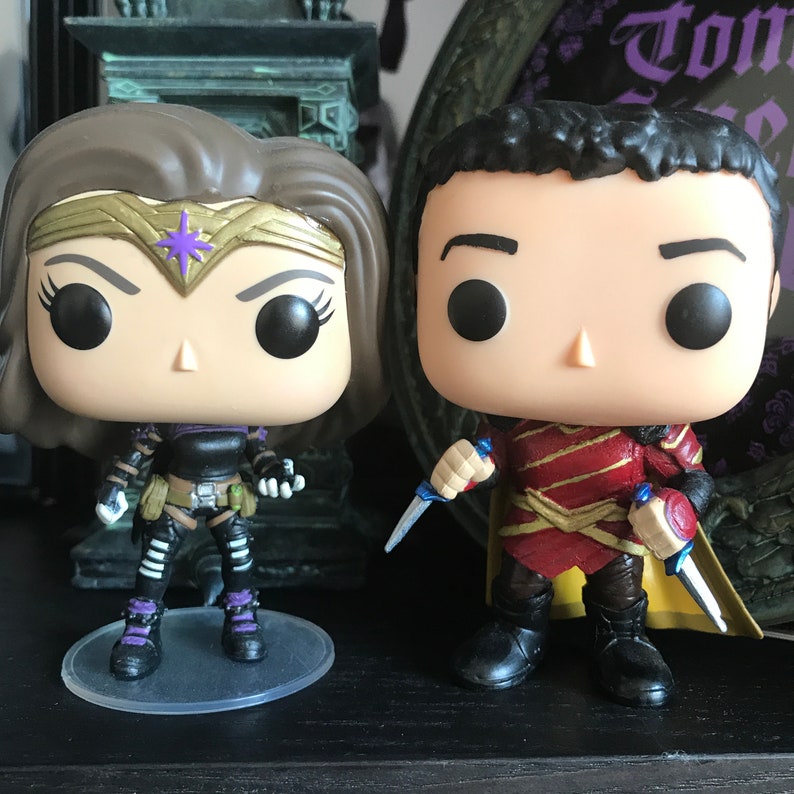 Custom Funko Pop Red Queen Tiberias Cal Calor /& Mare Barrow Glass Sword King/'s Cage War Storm
