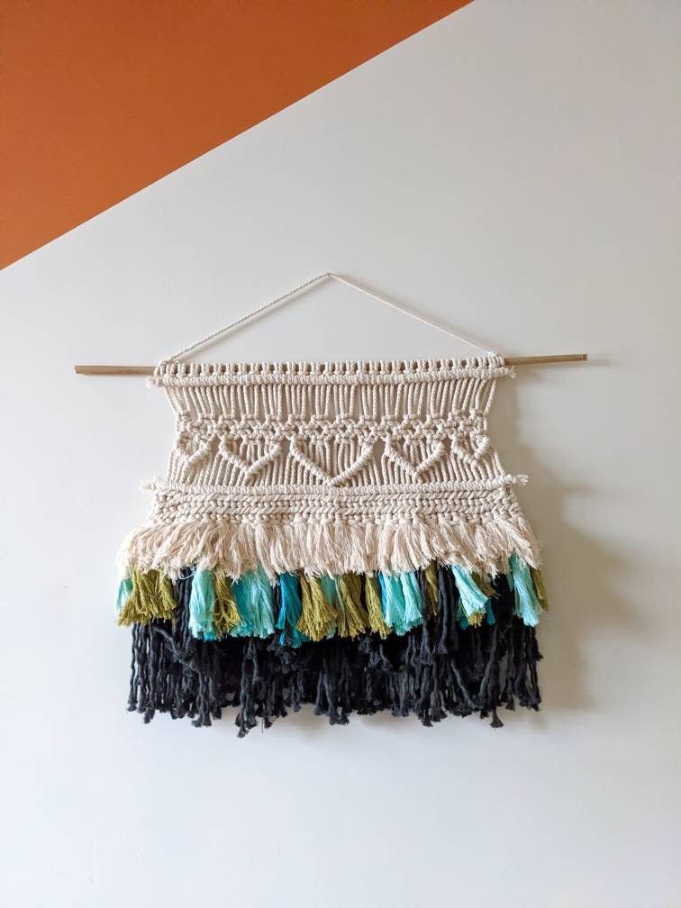 Décoration Murale - Mur de Macrame Suspension Bohème Macrame Mural Fait Main