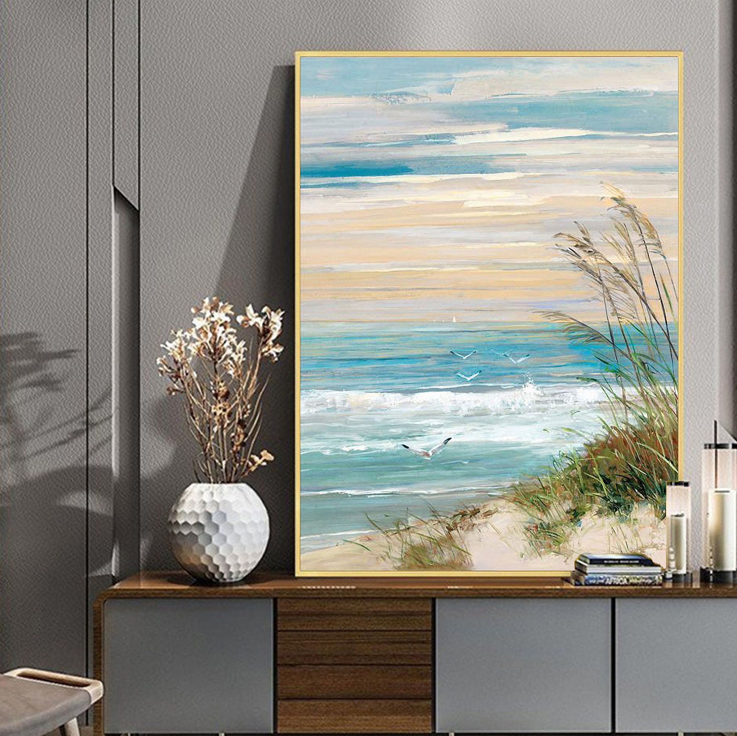 Beach canvas art