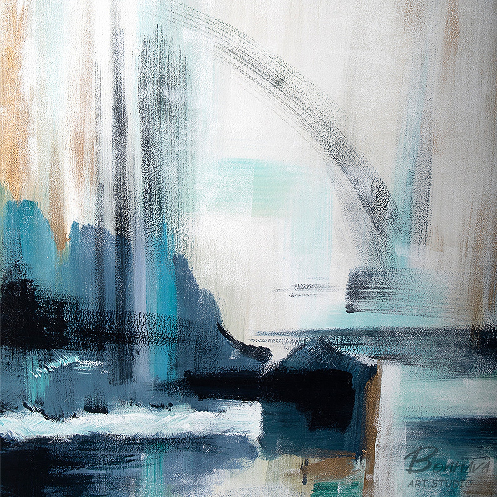 Original Abstract Art Minimalist Abstract Painting Light Etsy Australia