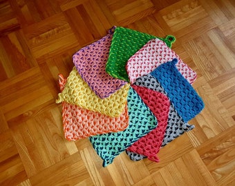 Wunderschöne gehäkelte Topflappen