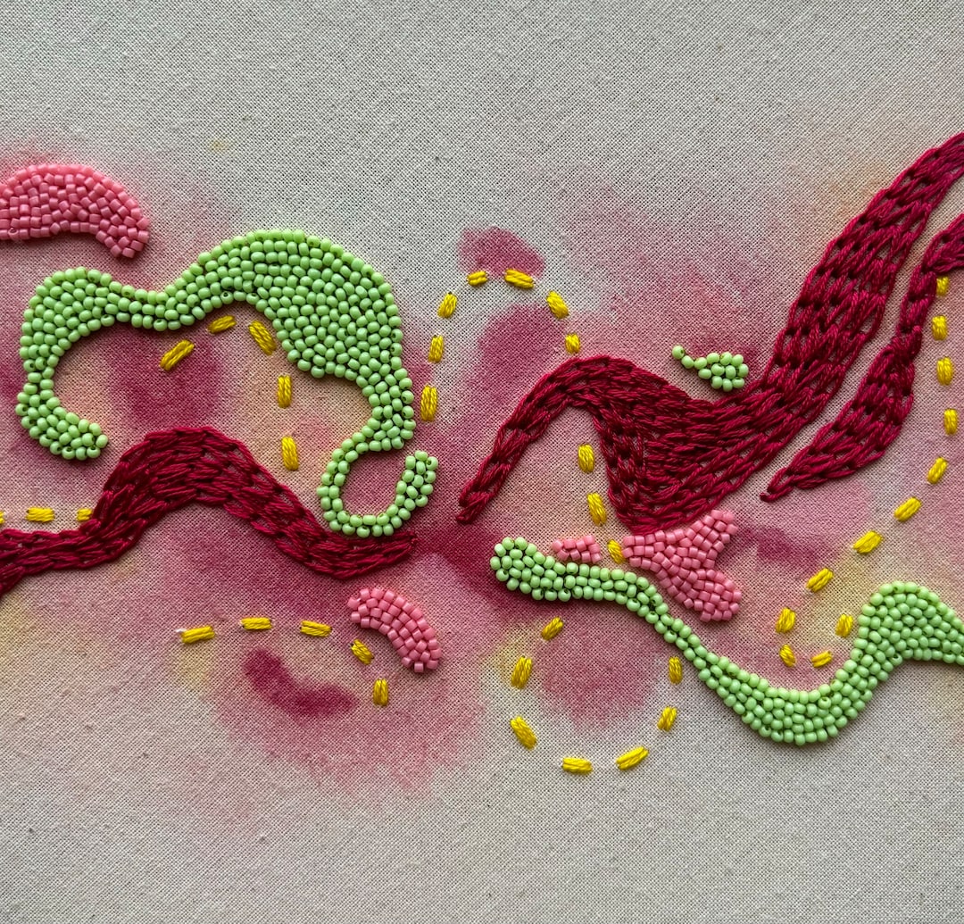 Multimedia Abstract Multimedia Abstract Embroidery - Etsy
