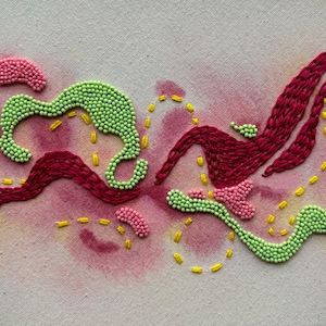 Multimedia Abstract Embroidery